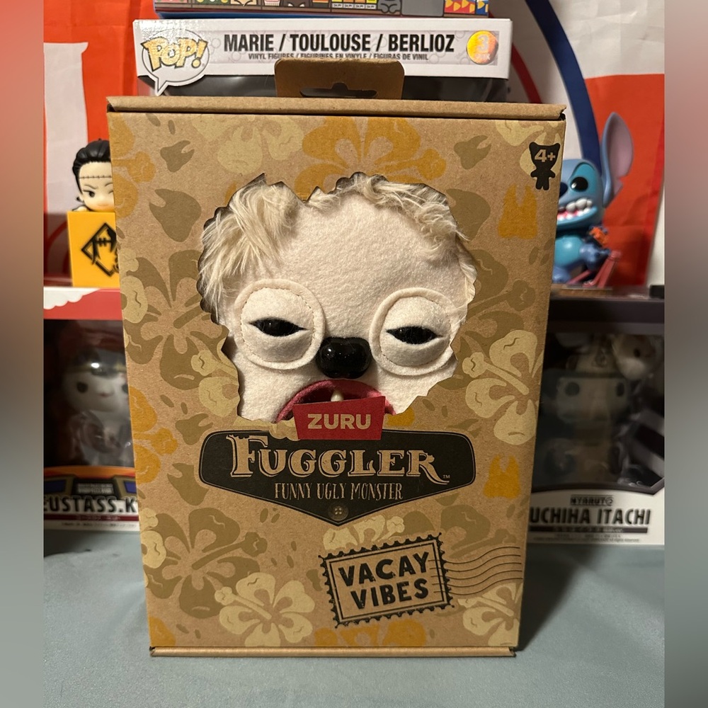ZURU x Fuggler Funny Ugly Monster Plush Toy | VACAY VIBES - Cream Hedge Grog